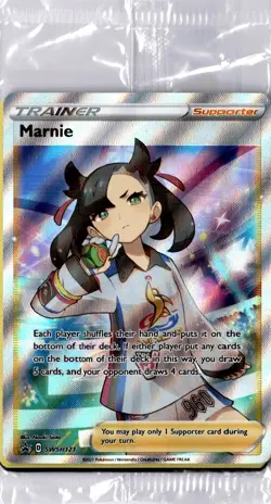 SEALED Marnie - SWSH121 - Pokemon Sword & Shield Promo Ultra Rare Card NM - Image 1
