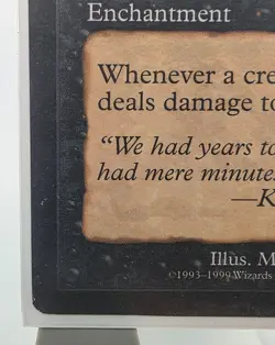 Magic the Gathering - No Mercy Urza's Legacy Card - Image 5