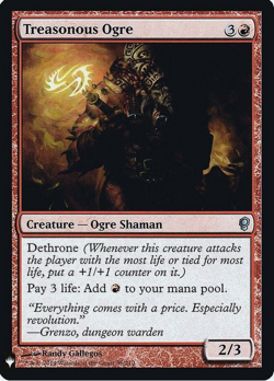 Treasonous Ogre The List Reprints Uncommon NM Magic: The Gathering 36 Foil - Image 1