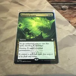 Immoral Bargain MTG #95 Extended Art Regular! SOC! - Image 1