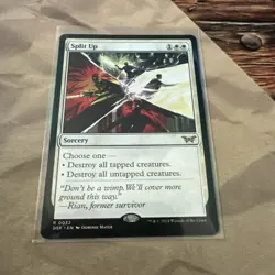 MTG Split Up Rare MTG Duskmourn: House of Horror Magic the Gathering #0032 - Image 1