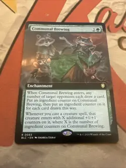 MTG Communal Brewing (Extended Art) - Commander: Bloomburrow (BLC) EN R 0063 - Image 1