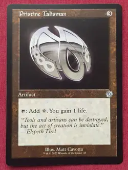 Magic The Gathering THE BROTHERS' WAR PRISTINE TALISMAN RETRO artifact card MTG - Image 1