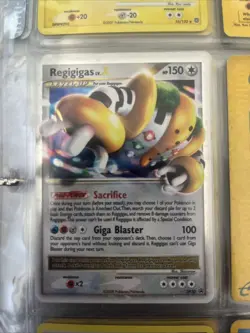 Pokemon TCG Regigigas LV.X DP Black Star Promotional DP30 Holo Promo - Image 1