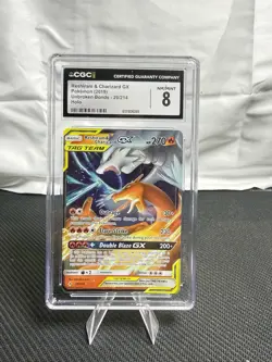 *GEM MINT* CGC 10 Reshiram & Charizard GX 20/214 Unbroken Bonds Pokemon Card tcg - Image 1