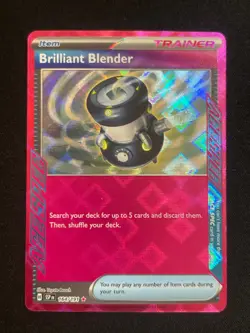 Pokemon Brilliant Blender ACE SPEC Rare SV08: Surging Sparks 164/191 NM - Image 1