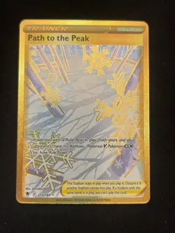 Pokemon Path to the Peak (Secret) Secret Rare SWSH10: Astral Radiance 213/189 NM - Image 1
