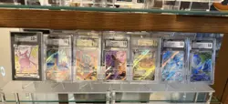 Lot Of Graded 10 Pokemon TCG - Misty’s Lapras, Charizard Black Star Promo, Etc - Image 1