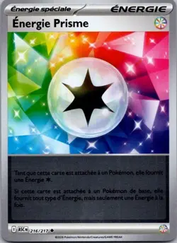 Carte Pokemon Energie Prisme 216/217 - Reverse 2026 - Image 1