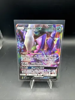 2018 Pokemon Darkrai GX #88a/147 Burning Shadows Sun & Moon Alt Art - Image 1