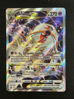 2023 Crown Zenith Deoxys VSTAR Holo Special Illustration Rare SAR #GG46/GG70 -C1 - Image 1