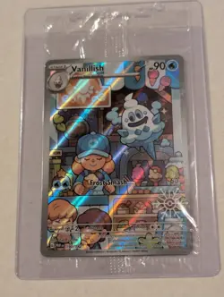 Pokemon Paradox Rift Vanillish Holo Illustration Rare 190/182 Sealed - Image 1