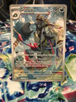 Pokemon TCG Grafaiai 223/193 Sv02: Paldea Evolved Illustration Rare - Image 1