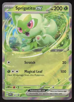 Sprigatito ex 087 Holo Promo Scarlet & Violet Promo Pokemon Near Mint - Image 1