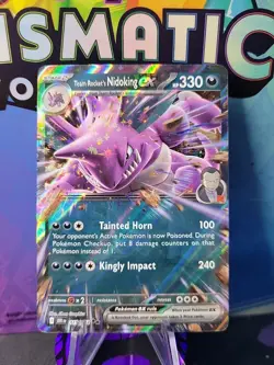 Pokemon TCG Destined Rivals Team Rocket's Nidoking Ex 119/182 Holo Ultra Rare - Image 1