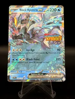 Black Kyurem ex 048/191 Surging Sparks Stamped Pokemon TCG Near Mint - Image 1