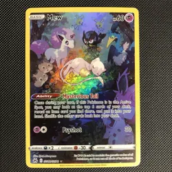 Pokemon TCG - Mew GG10/GG70 LP/NM Holo Crown Zenith Galarian Gallery - Image 1