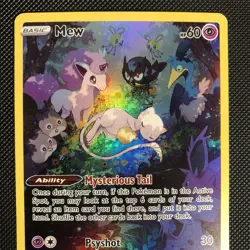 Pokemon TCG - Mew GG10/GG70 LP/NM Holo Crown Zenith Galarian Gallery - Image 2