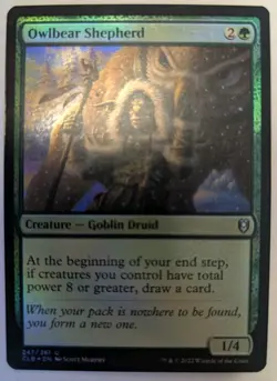Owlbear Shepherd Commander Legends: Battle for Baldur's Gate - MTG - Image 1