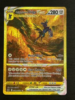 2023 Crown Zenith Origin Forme Dialga VSTAR Holo three gold stars UR #GG68/GG70 - Image 1