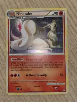 Ninetales 17/95 Call of Legends Holo Nm-/lp+ Condition Mid Era Heater Pokemon - Image 2