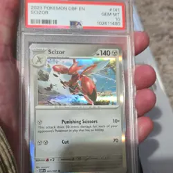 Scizor PSA 10 2023 SV03 Obsidian Flames 141/197 Rare Holo EN - Image 3