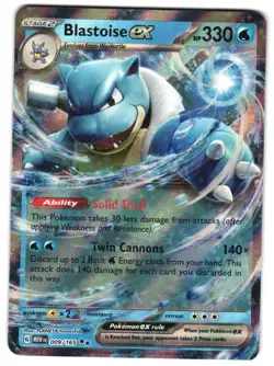 Blastoise ex - 009/165 SV: Scarlet & Violet 151 Pokemon TCG - Image 1