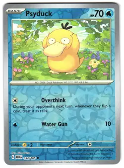 Psyduck 054/165 Reverse Holo SV: Scarlet & Violet 151 English Pokemon NM - Image 1