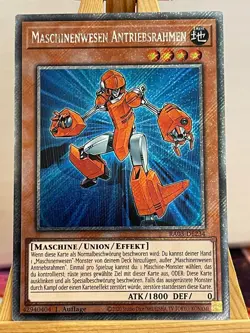 Maschinenwesen Antriebsrahmen RA03-DE234 Platinum Secret Rare Deutsch NM YUGIOH - Image 1
