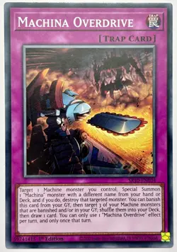 SR10-EN034 Machina Overdrive - Common 1st Edition Near Mint YuGiOh Card - Image 1