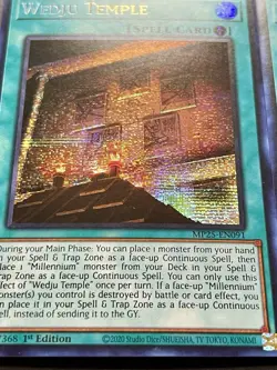 3x Wedju Temple + 3x Obliterate!!! | NM | 1st Ed | Starlight Rares | YuGiOh! - Image 2
