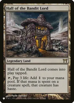 Hall of the Bandit Lord - The List Magic mtg Light Play, English The List x1 - Image 1