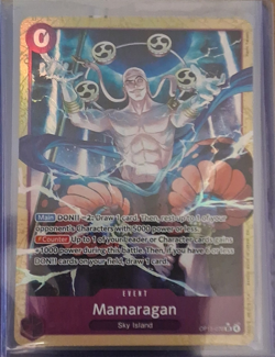 Bandai One Piece CCG Mamaragan OP05-117 Event Sky Island Rare Foil Alt Art - Image 1