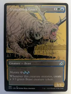 Trumpeting Gnarr (Showcase) Ikoria: Lair of Behemoths - MTG - Image 1