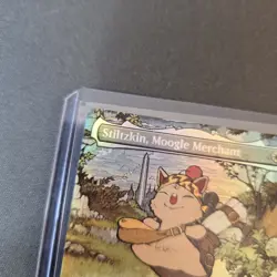 MTG Stiltzkin, Moogle Merchant 327 Borderless Foil Rare Final Fantasy FIN - Image 3