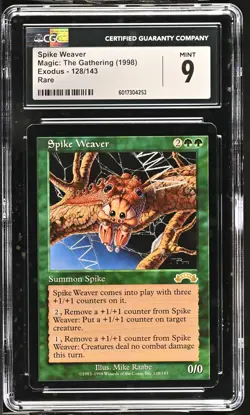 SPIKE WEAVER Exodus Rare CGC 9 MTG [Nostalgium] - Image 1