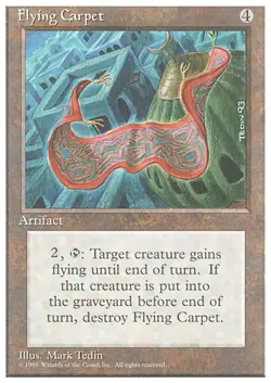 FLYING CARPET x1 mtg NM 4th Edition 1 Rare UNPLAYED - Image 1