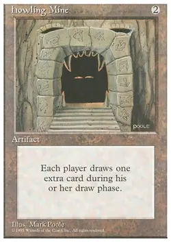 HOWLING MINE x1 mtg NM 4th Edition 1 Rare UNPLAYED - Image 1