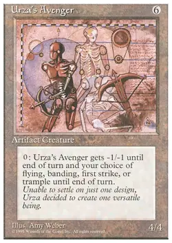 URZA'S AVENGER x1 mtg NM 4th Edition 1 Rare UNPLAYED - Image 1