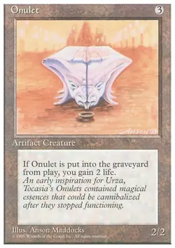 ONULET x1 mtg NM 4th Edition 1 Rare UNPLAYED - Image 1