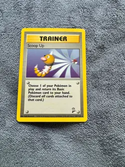 Scoop Up 107/130 Rare Base Set 2 Pokemon LP - Image 1