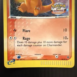 Pokemon Charmander 50 HP Holo Rare 98/97 City Championships 2003 Nintendo - Image 3