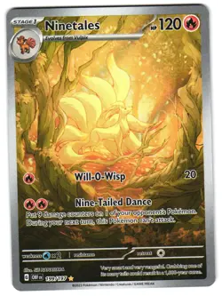 Ninetales 199/197 SV03: Obsidian Flames NM Pokemon TCG - Image 1