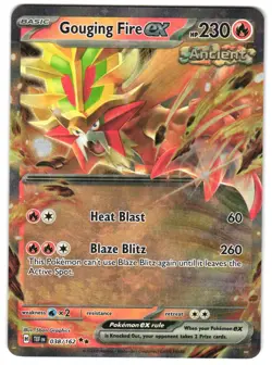 Gouging Fire ex - 038/162 SV05: Temporal Forces NM Pokemon TCG - Image 1