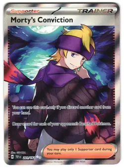 Morty's Conviction - 201/162 SV05: Temporal Forces NM Pokemon TCG - Image 1