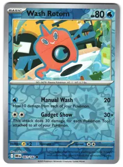 Wash Rotom 061/182 Reverse Holo SV10: Destined Rivals Pokemon TCG - Image 1