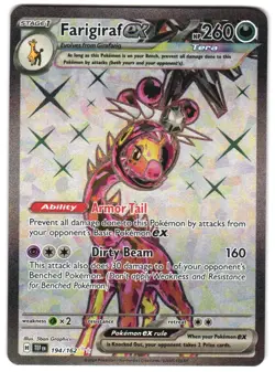 Farigiraf ex - 194/162 SV05: Temporal Forces NM Pokemon TCG - Image 1