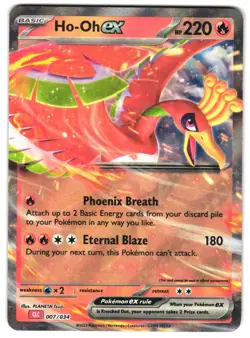 Ho-oh ex 007/034 Trading Card Game Classic NM Pokemon TCG - Image 1