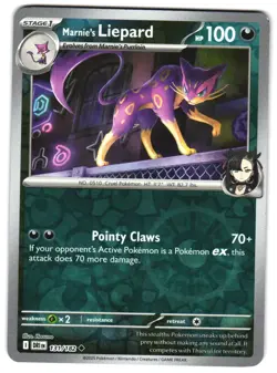 Marnie's Liepard 131/182 Reverse Holo SV10: Destined Rivals Pokemon TCG - Image 1