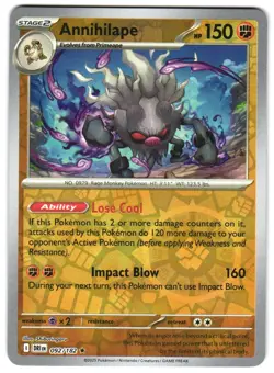 Annihilape 092/182 Reverse Holo SV10: Destined Rivals Pokemon TCG - Image 1